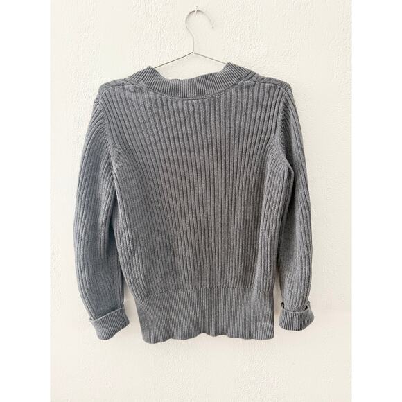 Faded Glory Gray Light Sweater with Cableknit Design - Size XL (Teen) - Picture 5 of 5